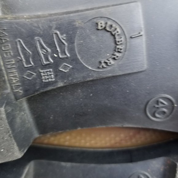 Burberry Haymarket Check Pattern Rubber Rain Boots size 9.5 womens - Picture 11 of 12